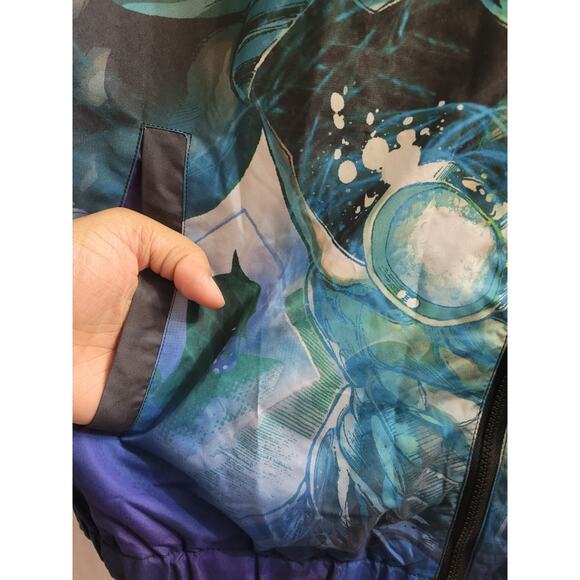 NWT Tango Hotel X DC Comics Sz XL Men's Cyborg Windbreaker Hooded Jacket - Picture 5 of 15